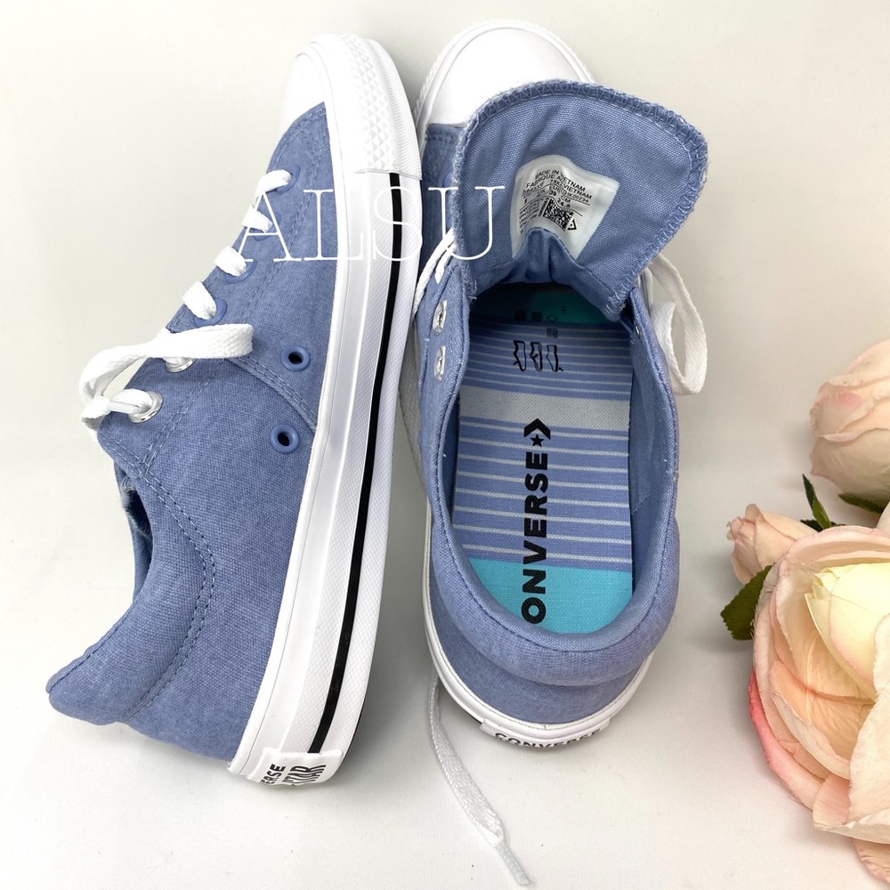 BLACK FRIDAY 🔥 Converse Madison Low Canvas Indigo Fog Women's AUTHENTIC 564333F - Picture 6 of 8